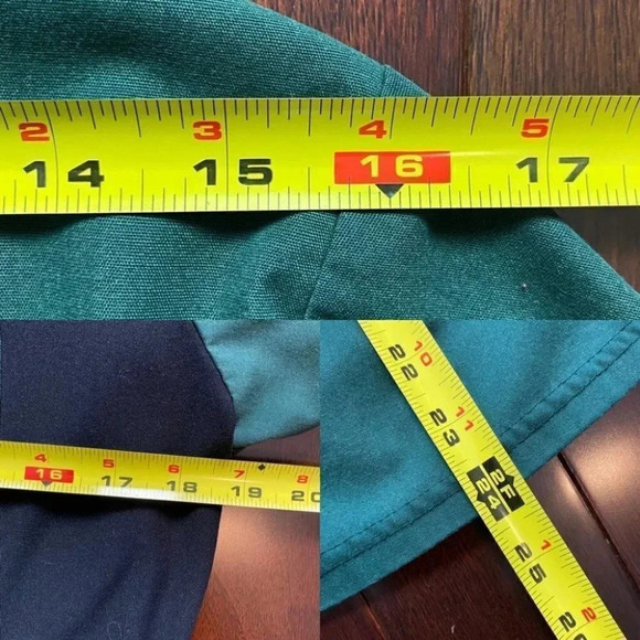 Professional Choice Scrubs Body Flex Top Foldover Pants Green Black Small - Picture 10 of 14